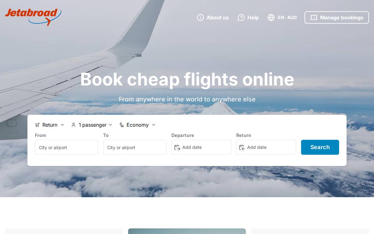 Jetabroad website preview