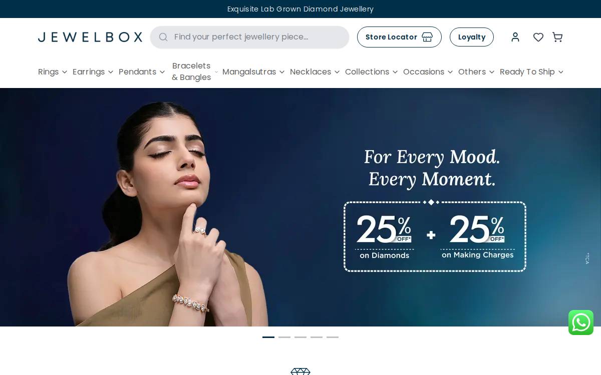 Jewelbox website preview