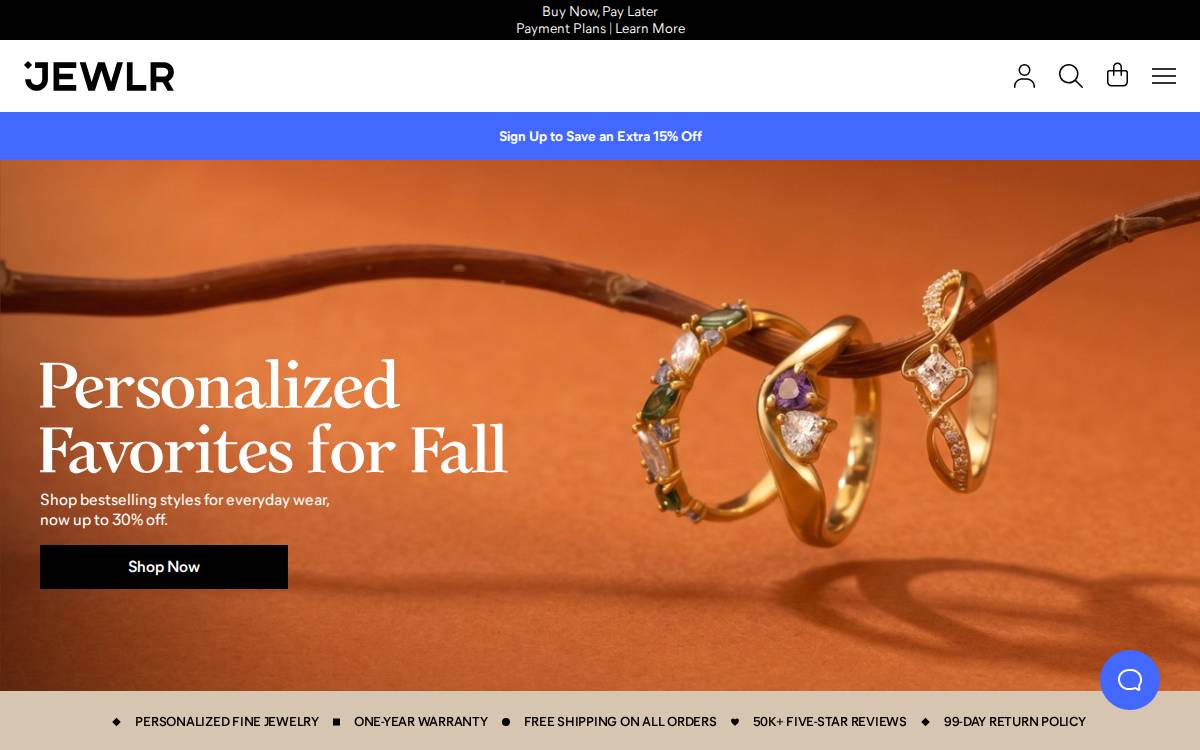 Jewlr website preview