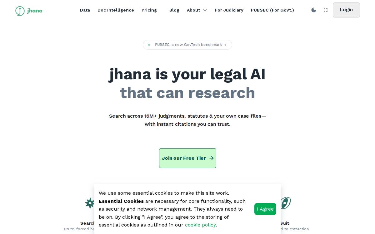 Jhana website preview