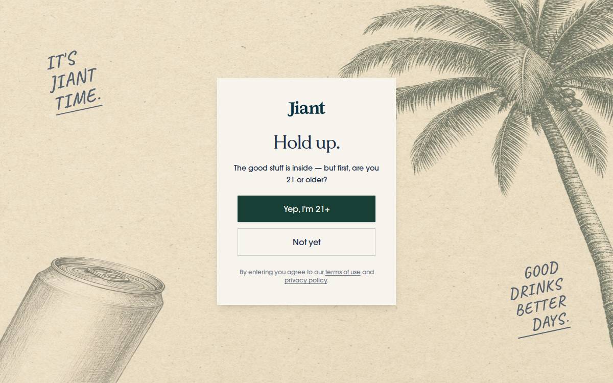 Jiant website preview