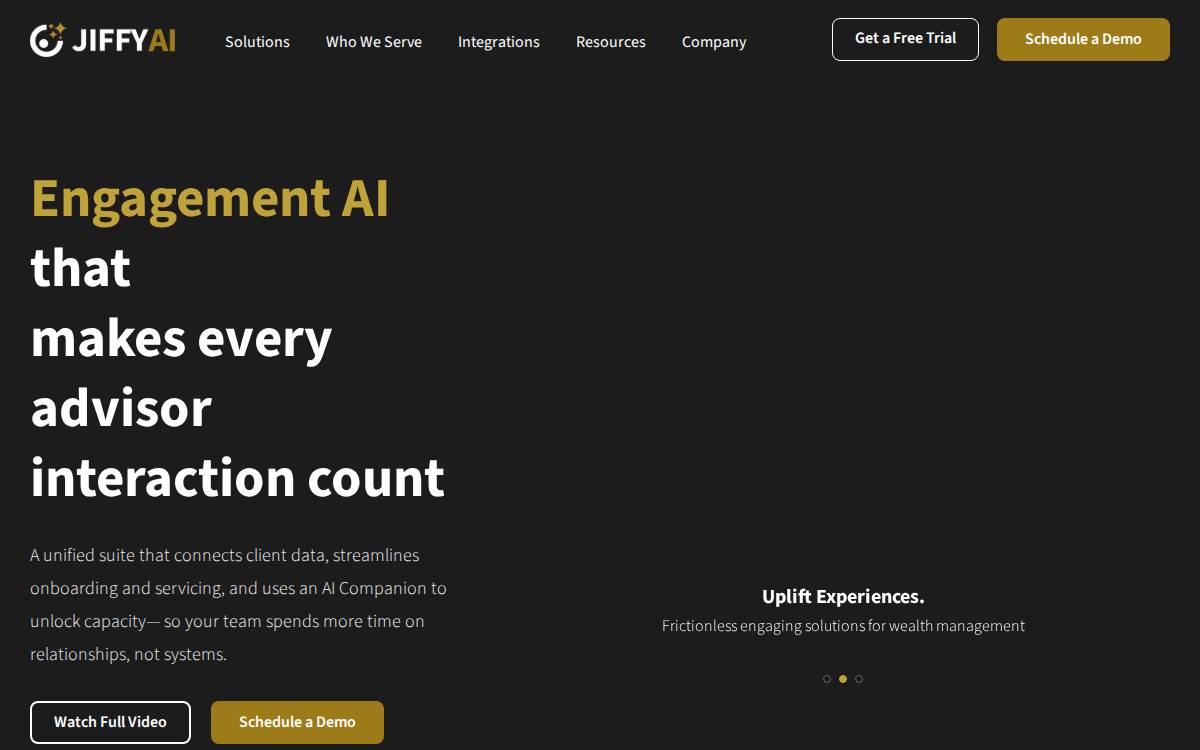 Jiffy website preview