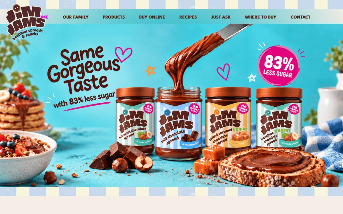 JimJams website preview