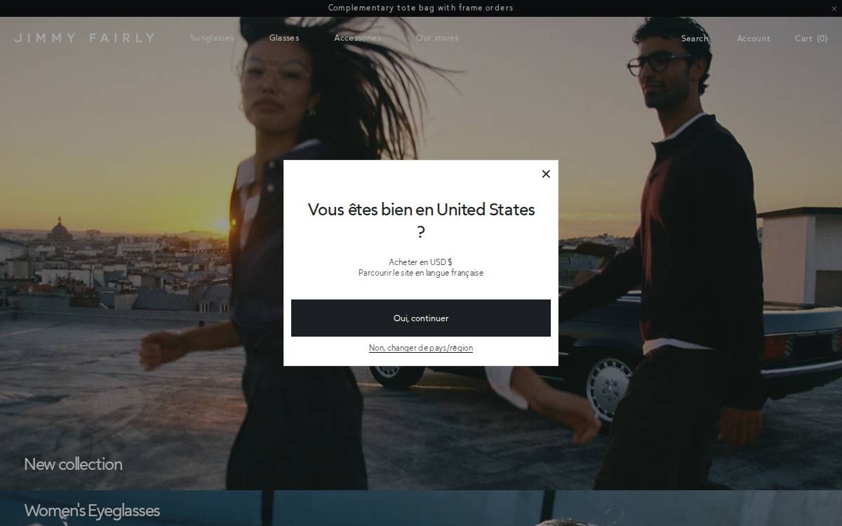 Jimmy Fairly website preview