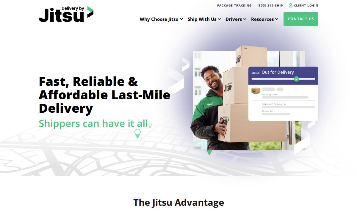 Jitsu website preview