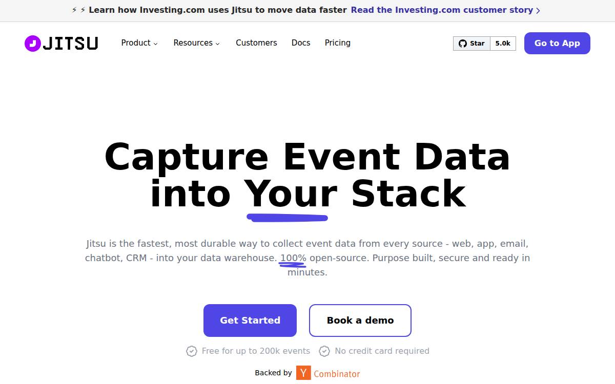 Jitsu website preview