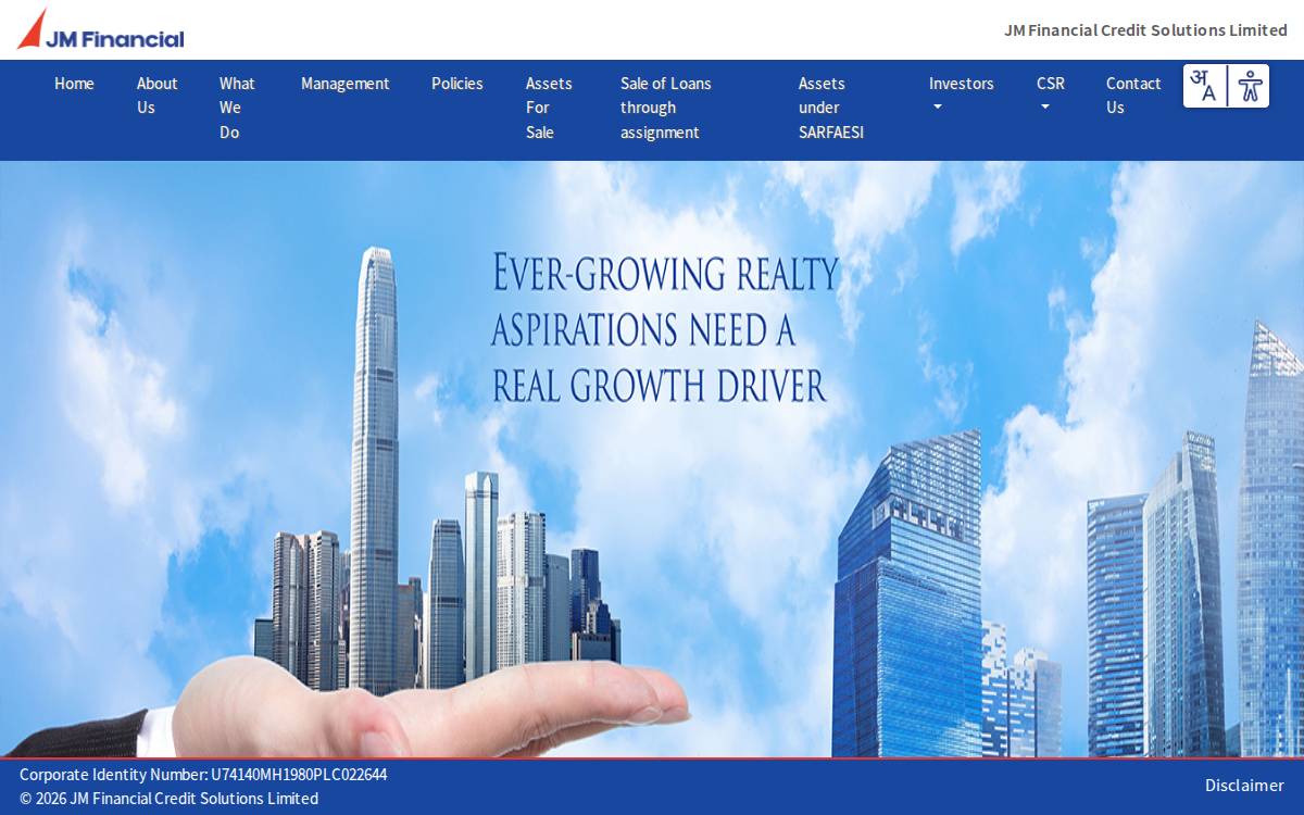 JMCS website preview