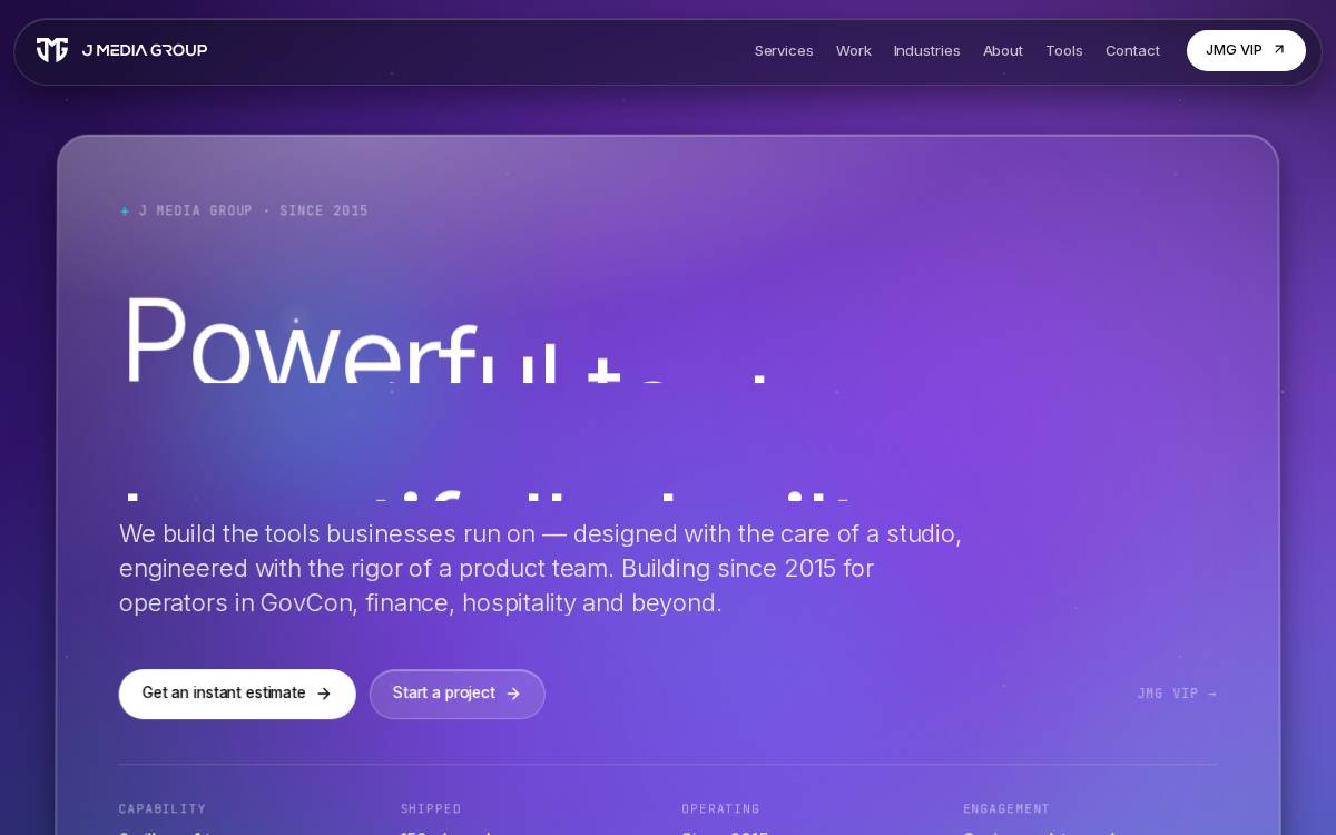 Jmediagroup website preview