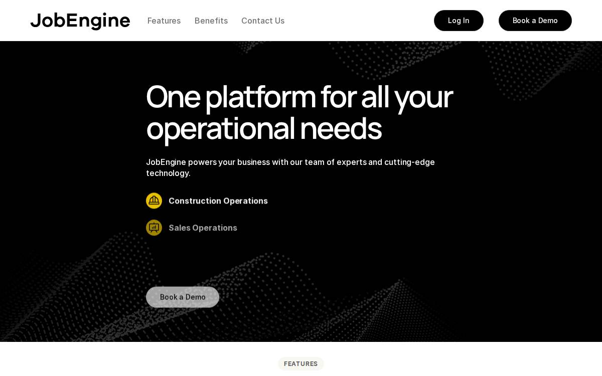 JOB ENGINE website preview