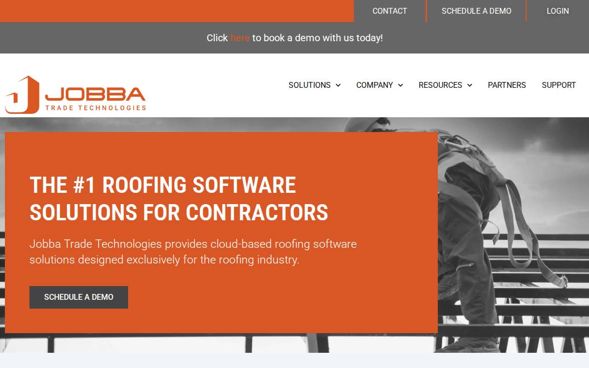 Jobba website preview