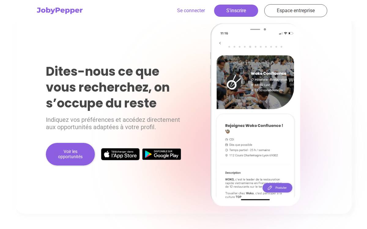 JobyPepper website preview