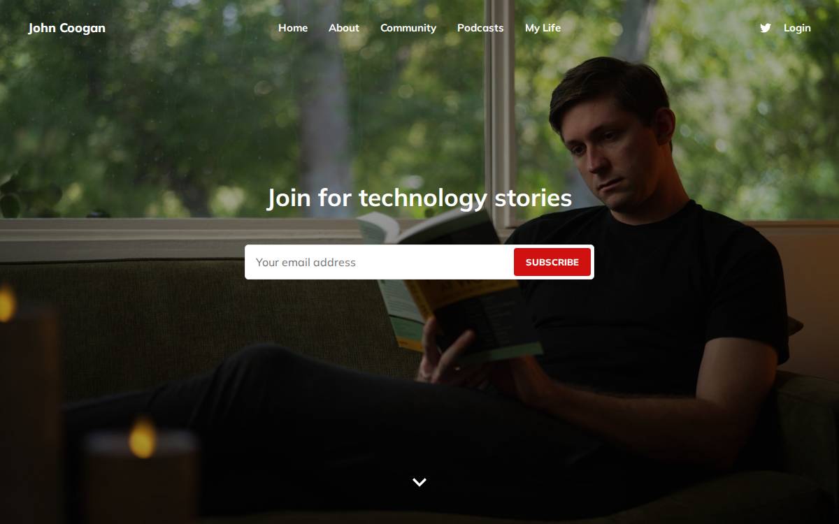 John Coogan website preview