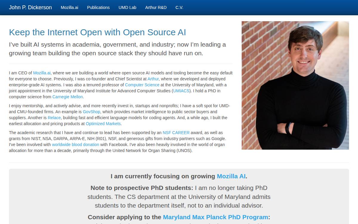 John Dickerson website preview