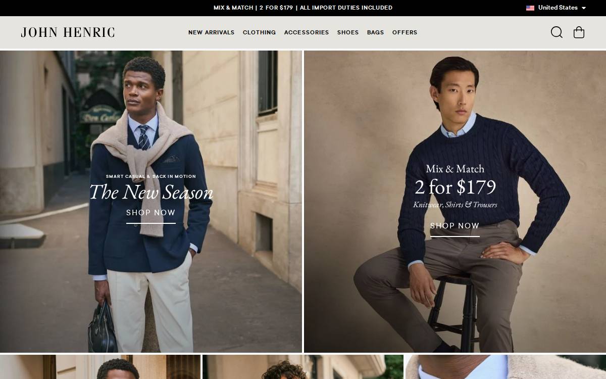 John Henric website preview