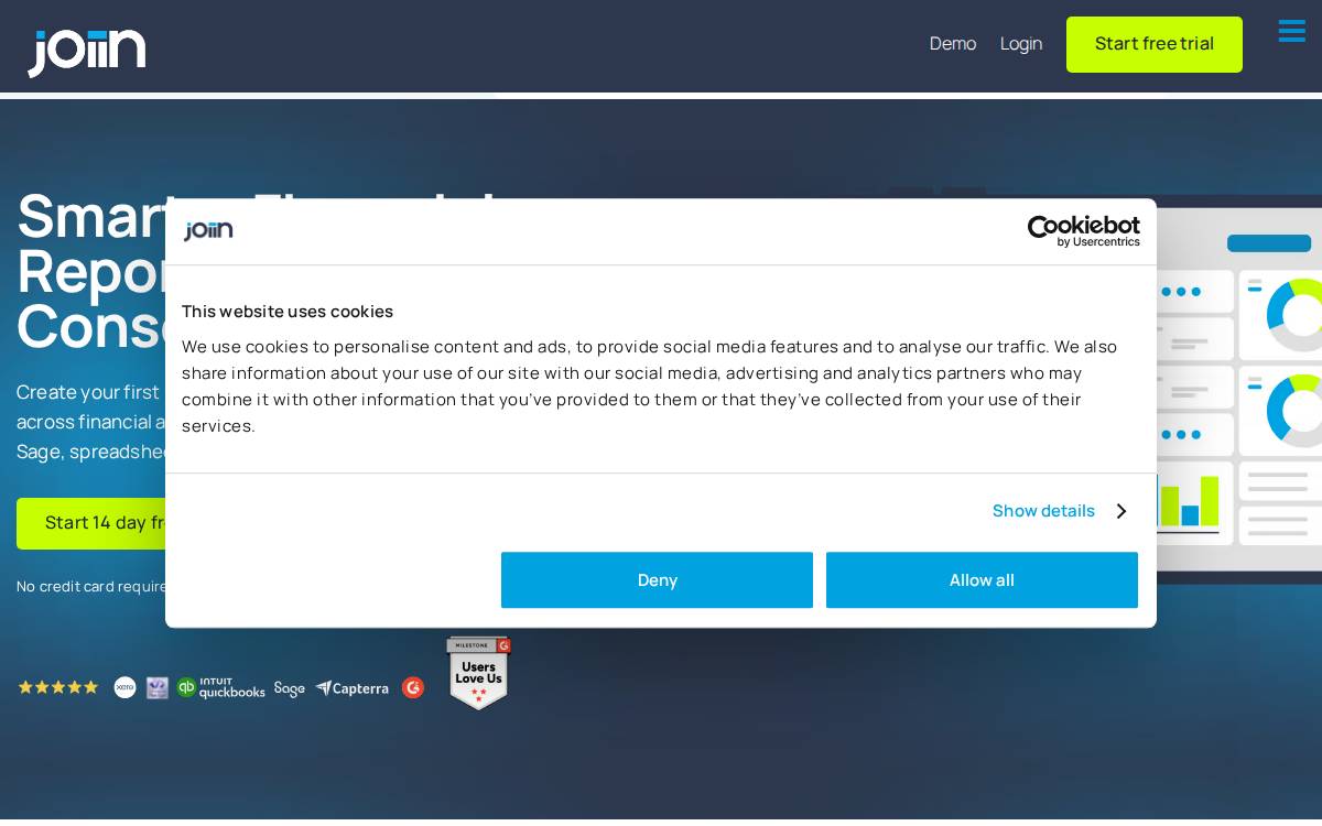 Joiin website preview