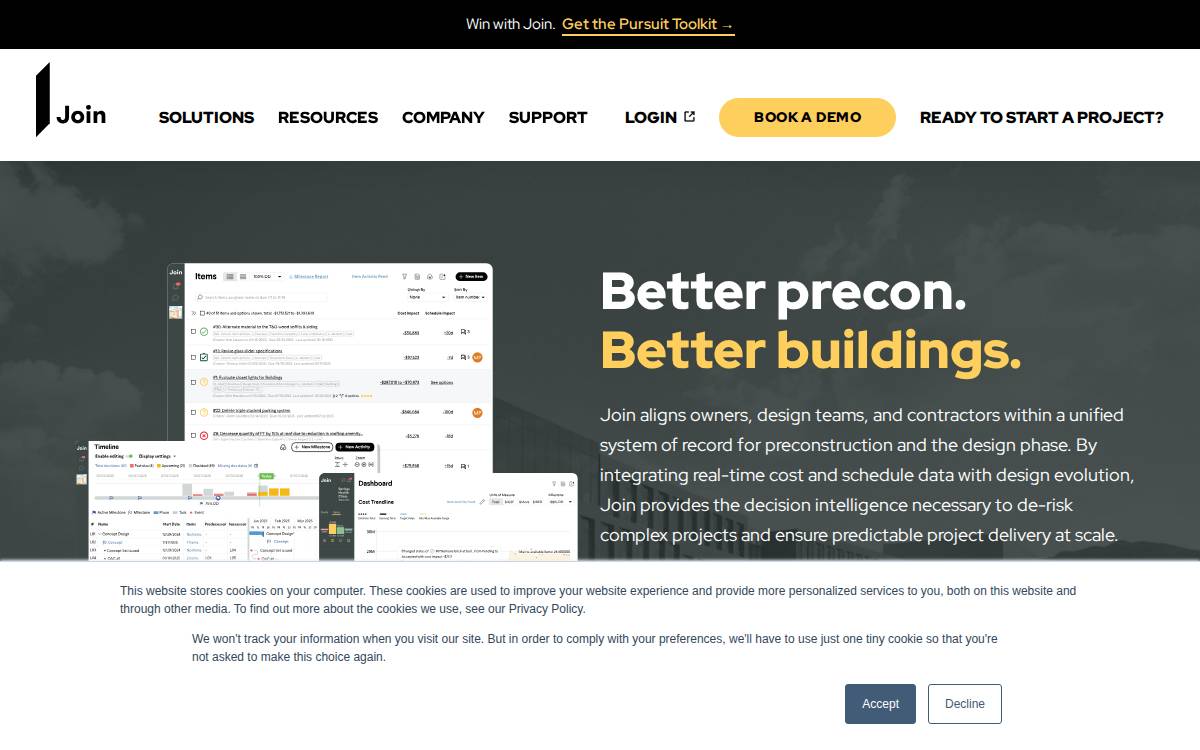 Join website preview