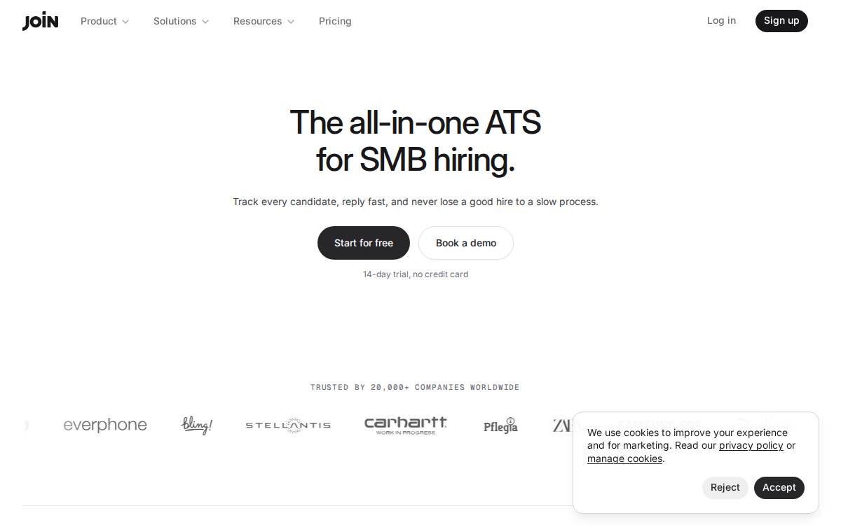 Join website preview