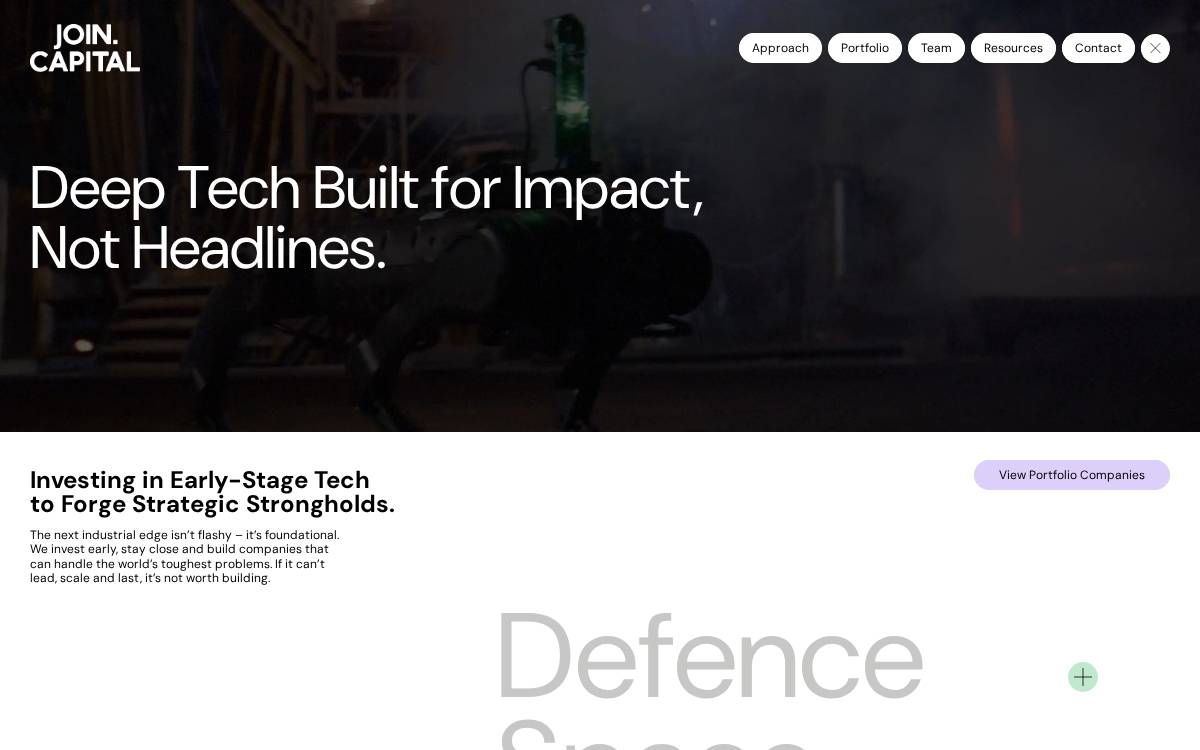 Join website preview