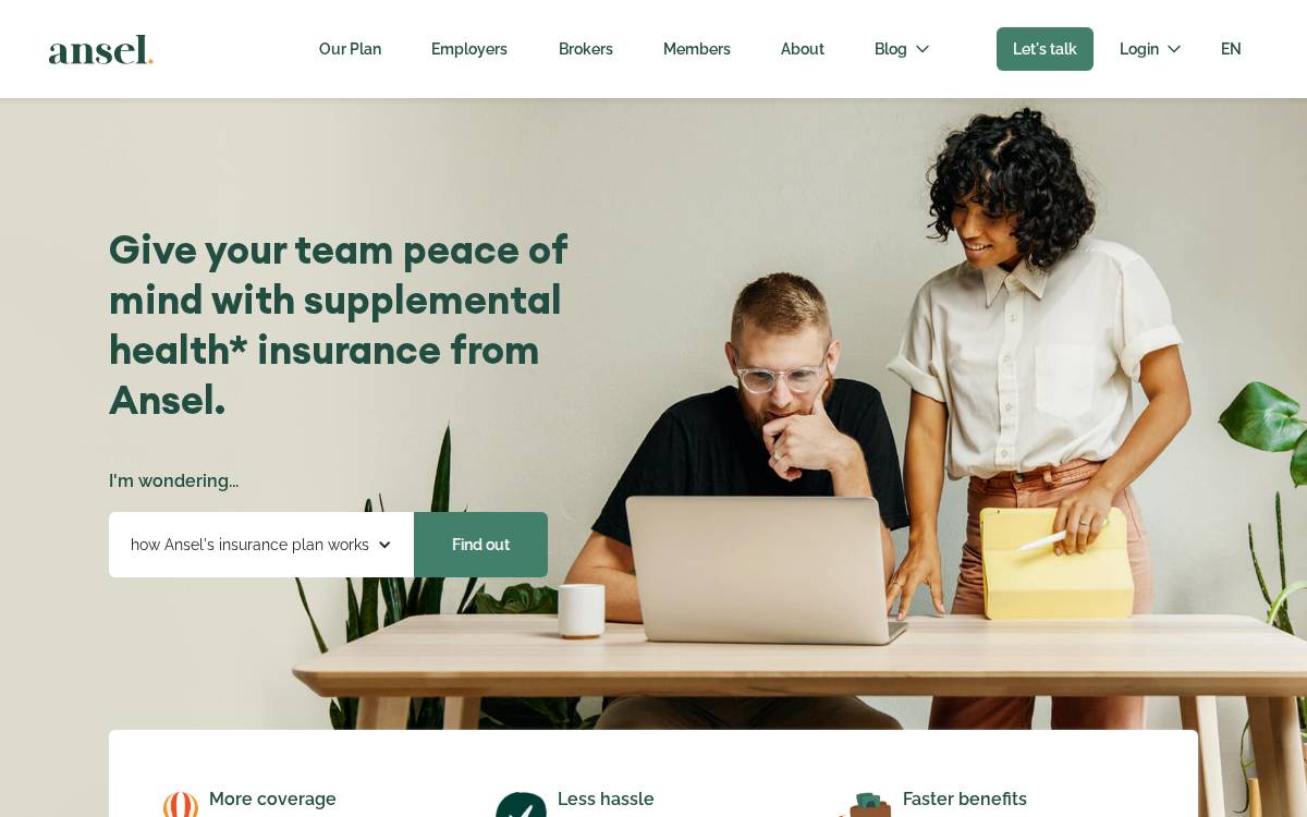Brella Insurance website preview