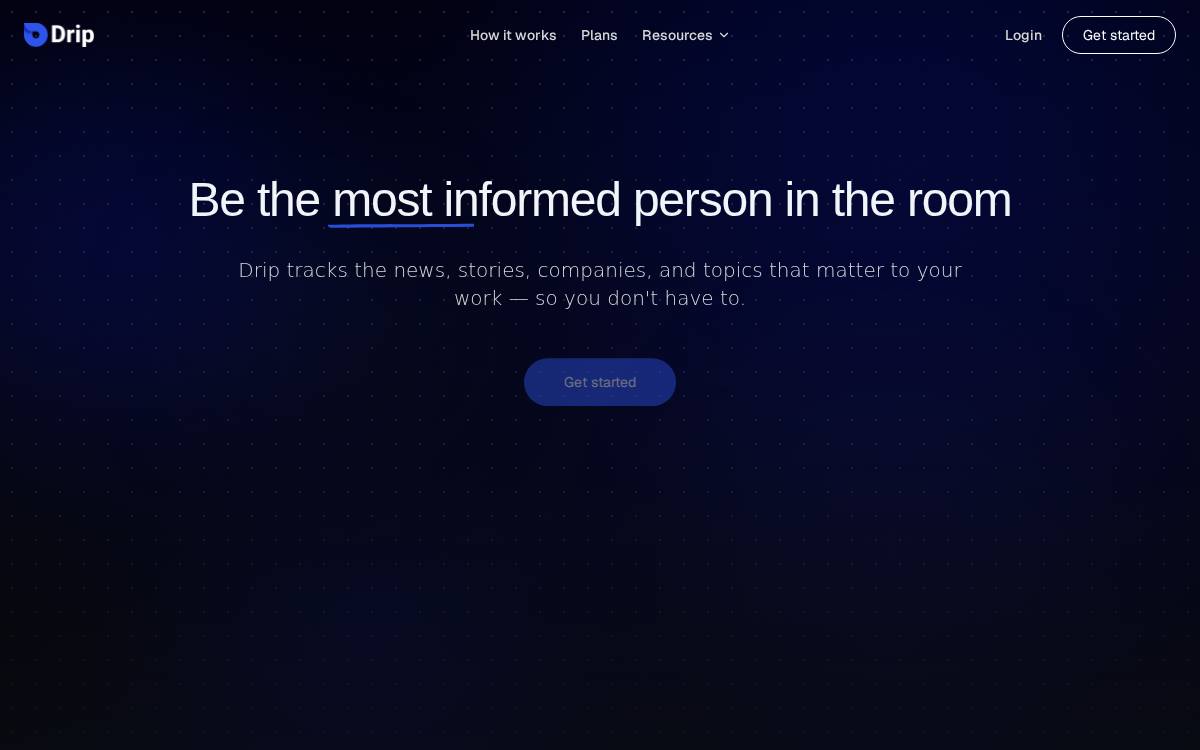 Joindrip website preview
