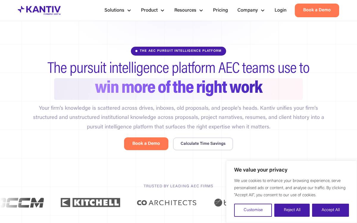 Joist website preview