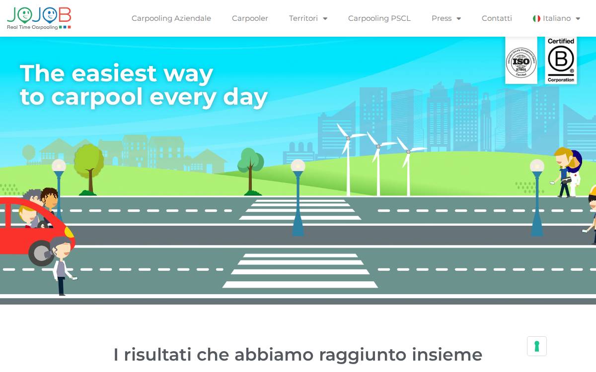 Jojob website preview