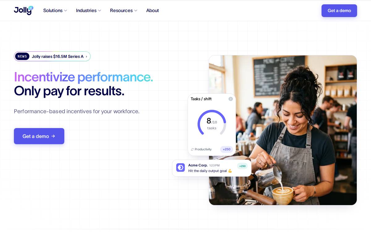 Jolly website preview