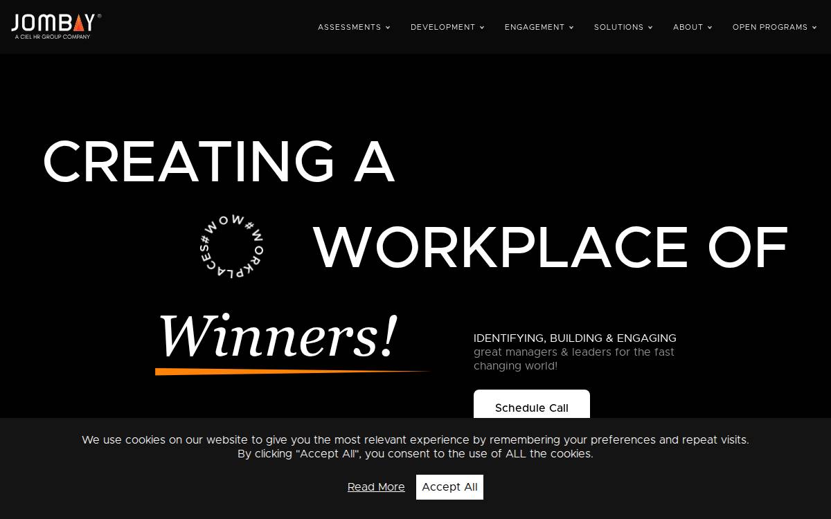 Jombay website preview