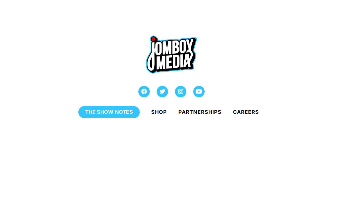 Jomboy Media website preview