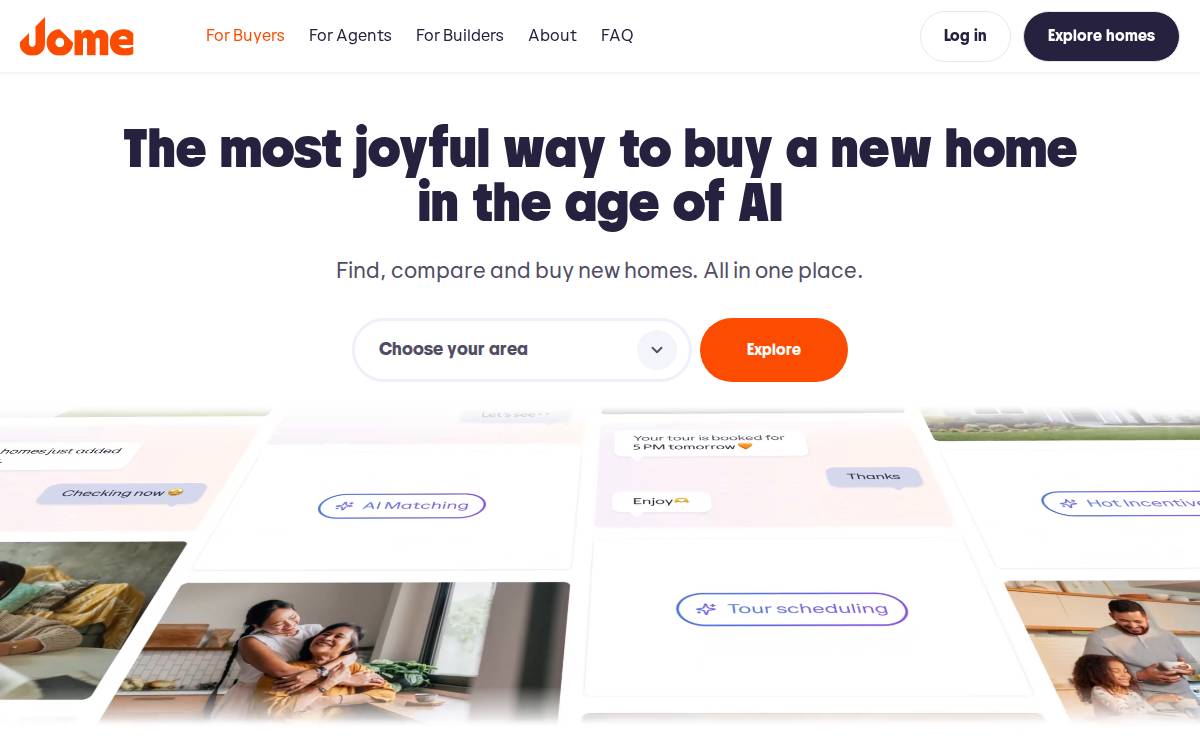 Jome website preview