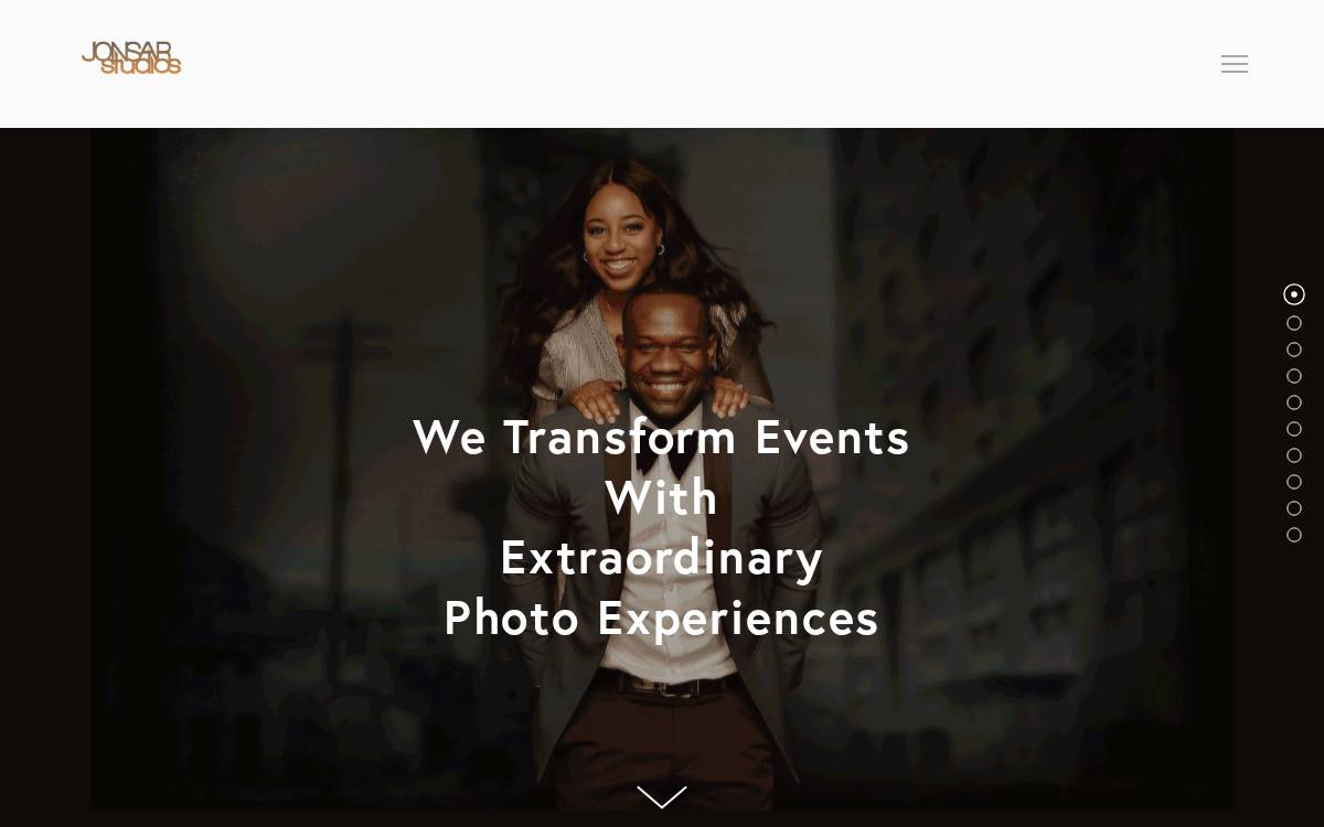 Jonsar Studios website preview