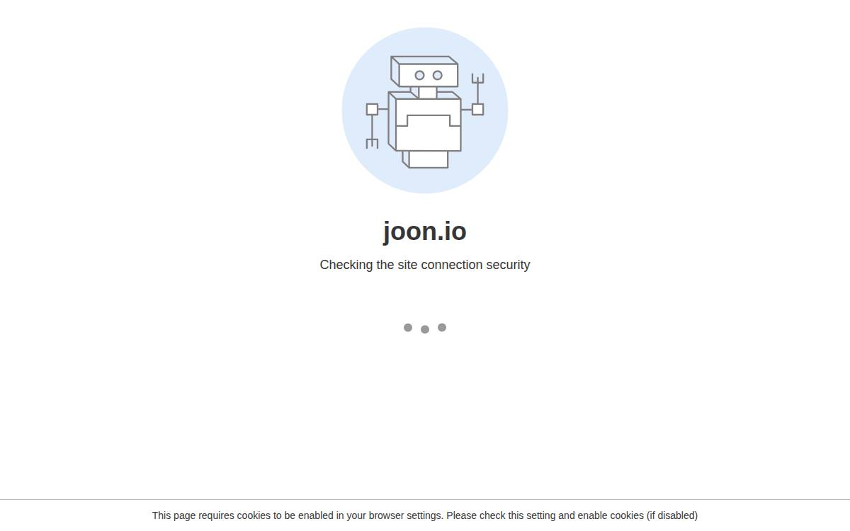 JOON website preview