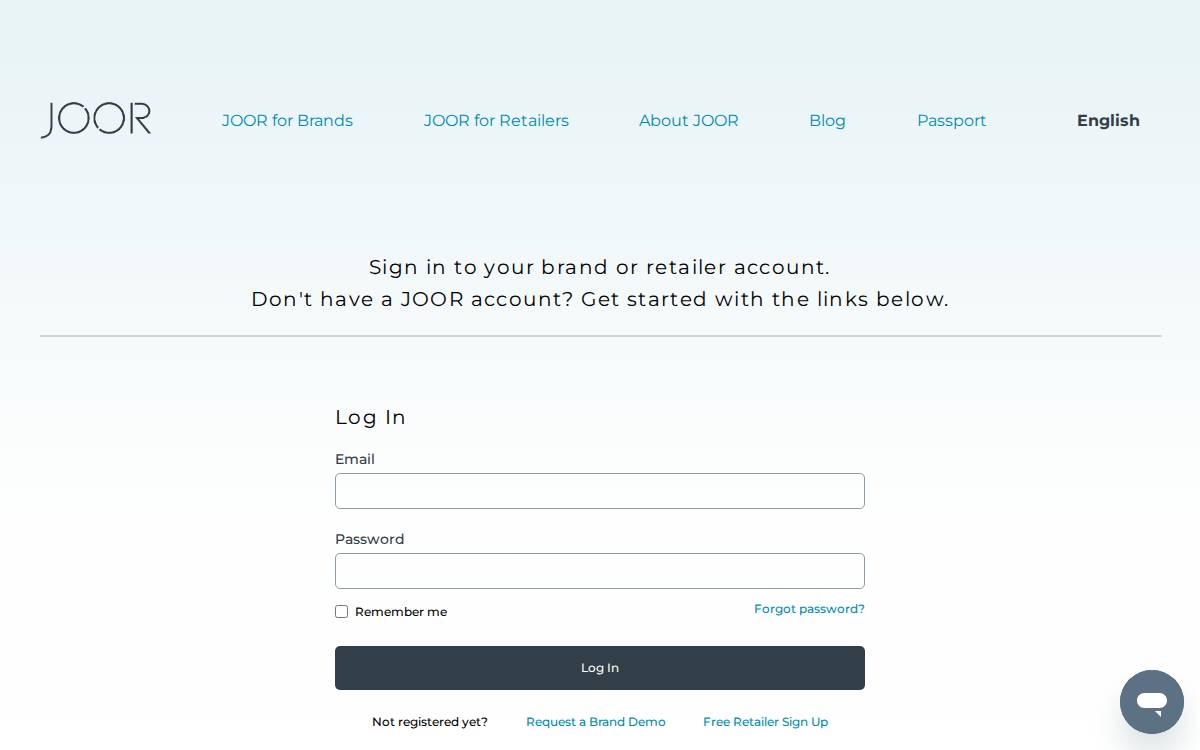 JOOR website preview