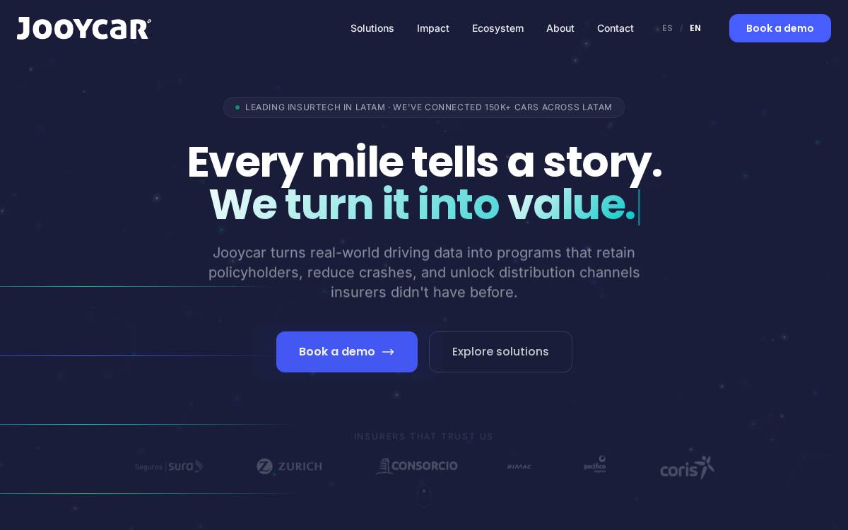 Jooycar website preview