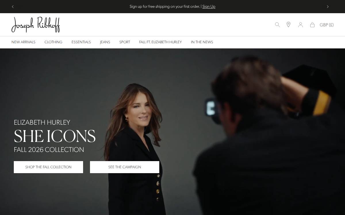 Joseph Ribkoff website preview