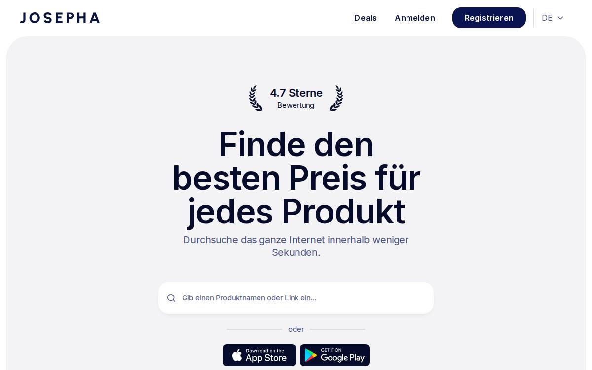 Josepha website preview