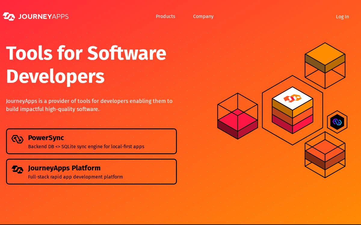JourneyApps website preview