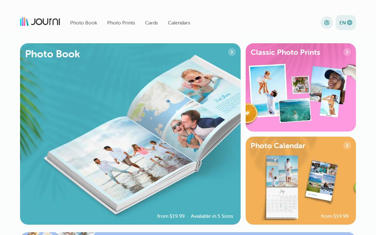 Journi website preview