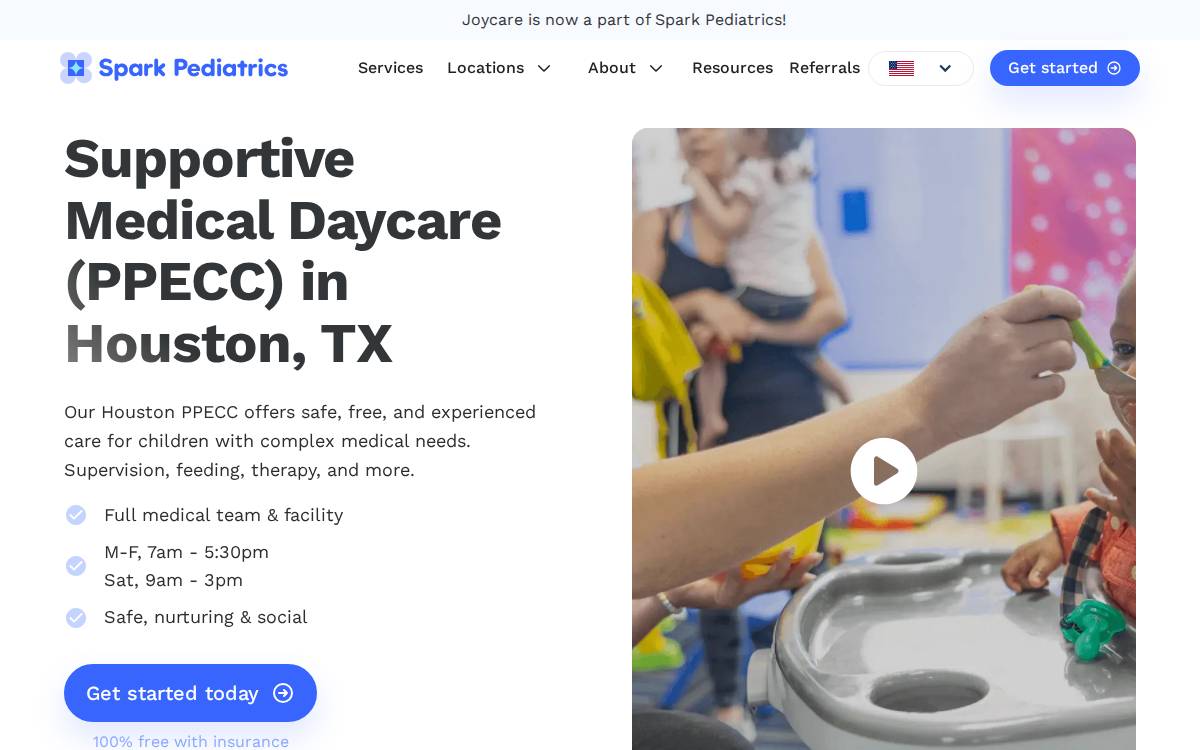 Joycarekids website preview