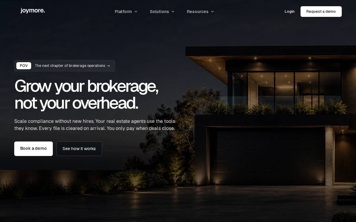 Joymore website preview
