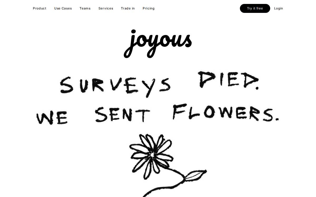 Joyous website preview