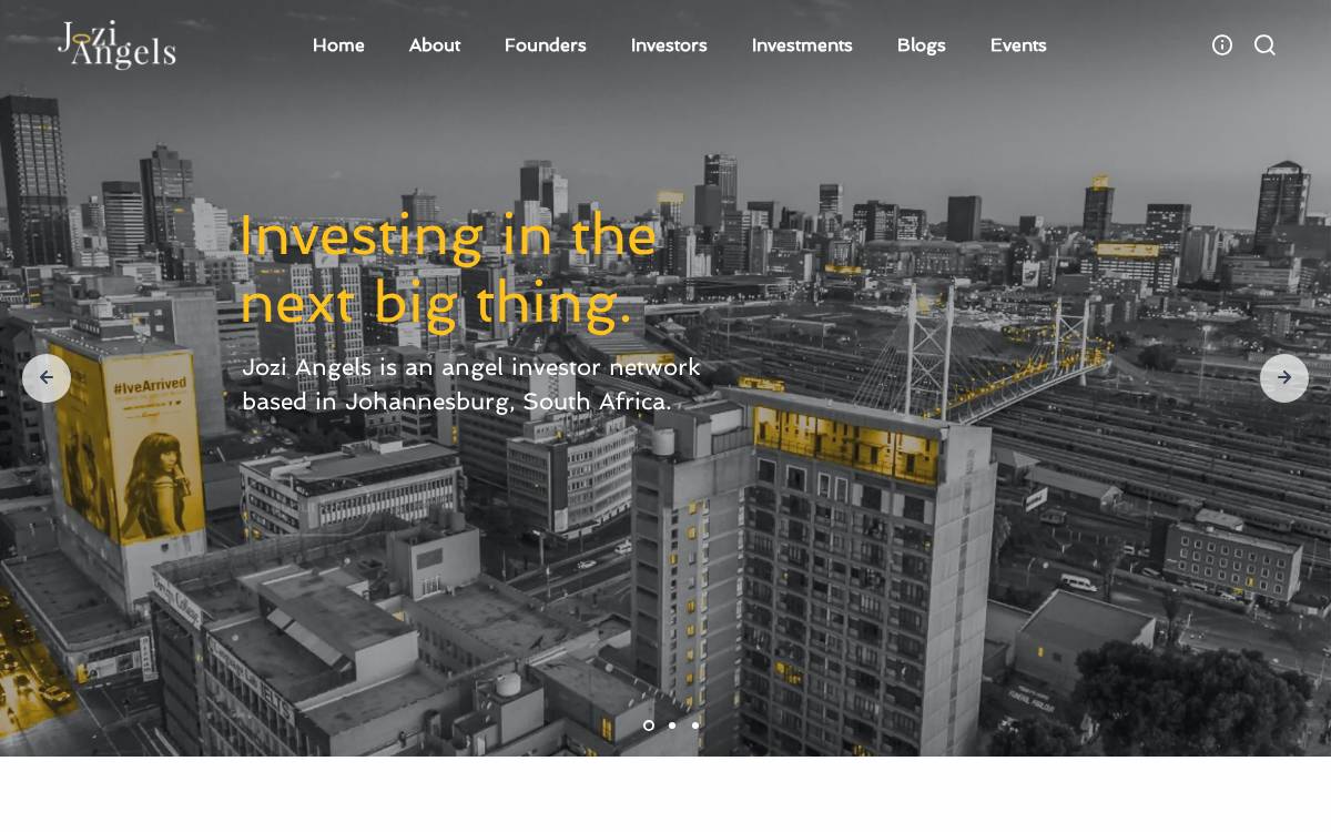Jozi-Angels website preview