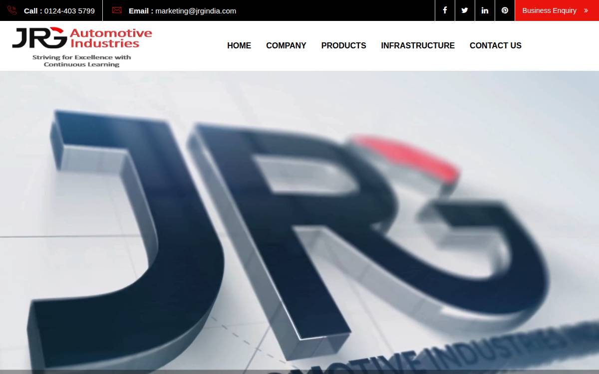 Jrgindia website preview