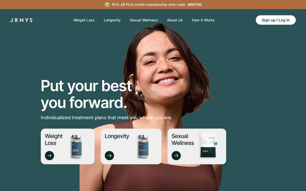 Jrnys website preview