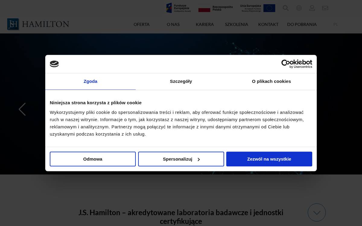 JS Hamilton website preview