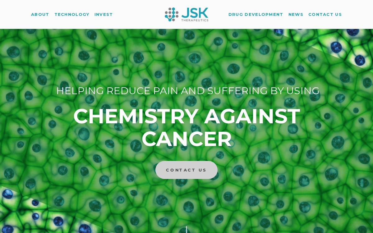 JSK Therapeutics website preview