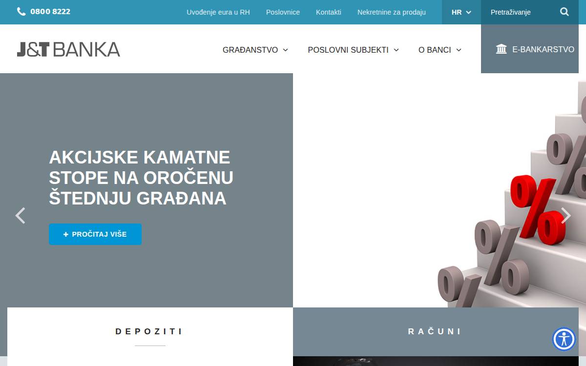 Jtbanka website preview