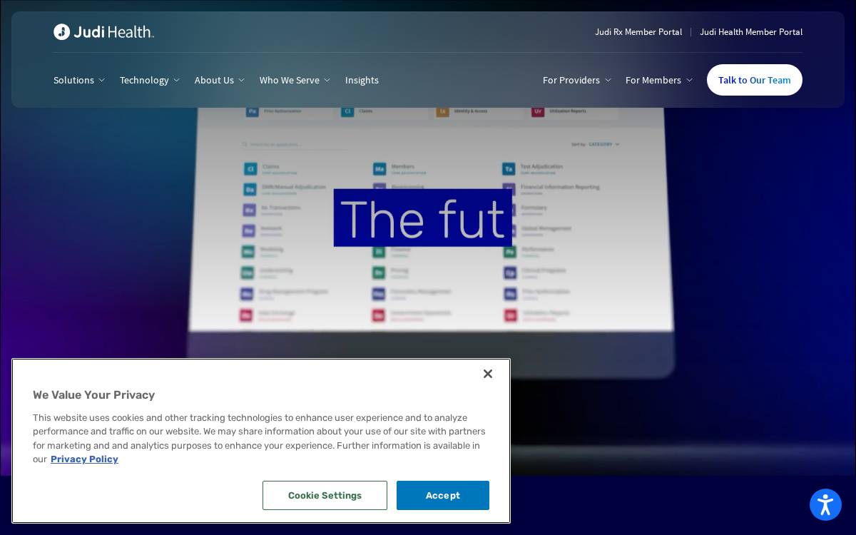 Judi website preview
