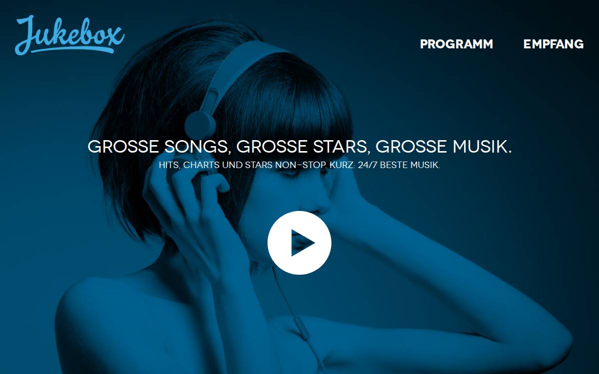 Jukebox Tv website preview