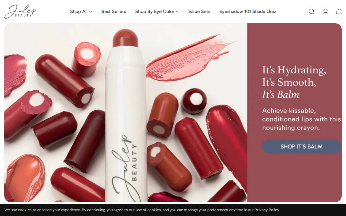 Julep website preview